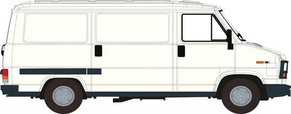1982 Fiat Ducato Cargo Van - Assembled -- White