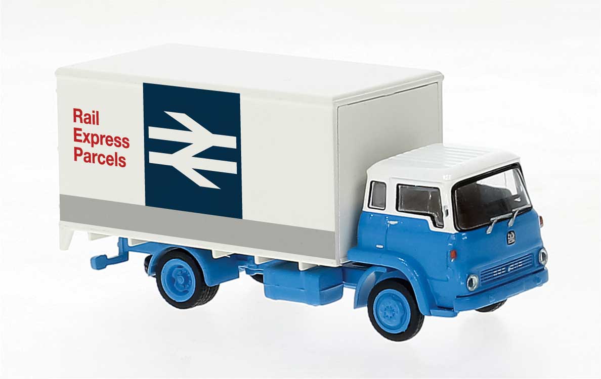 1971 Bedford TK Box-Body Truck - Assembled -- British Rail (Express, blue, white, red)
