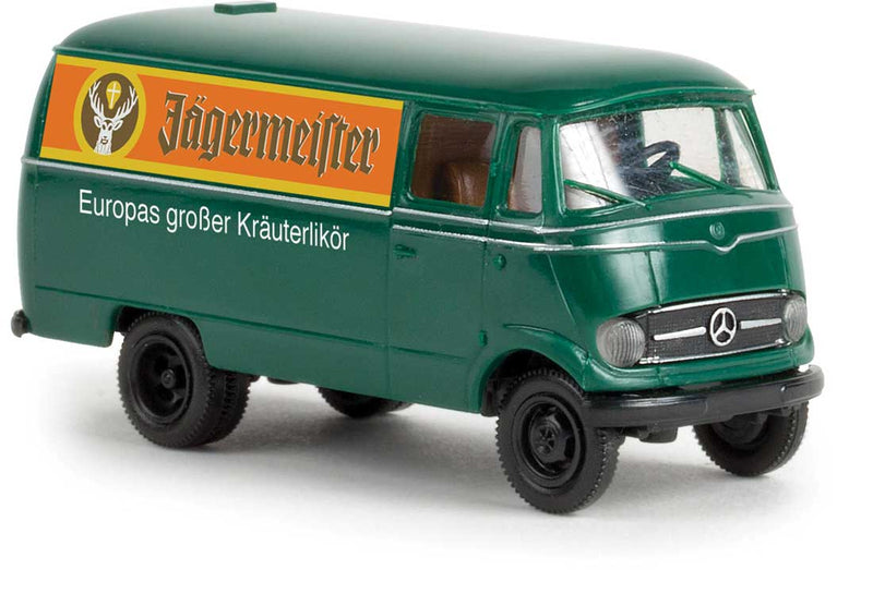 1956-1968 Mercedes-Benz L 319 Kasten Cargo Van - Assembled -- Ricard (red, yellow, blue)