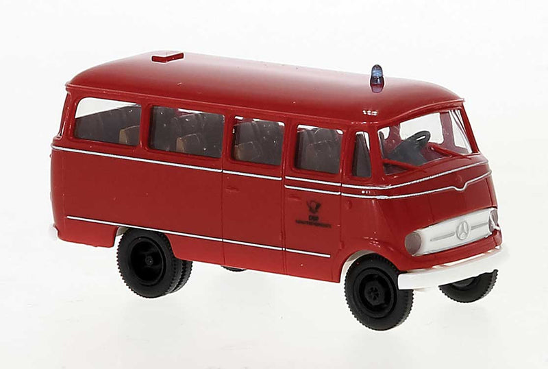 1955 Mercedes-Benz O 319 Passenger Van - Assembled -- Civil Protection (red, white, German Lettering)