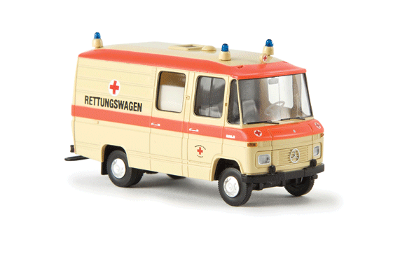 1968-1986 Mercedes-Benz L 508 Ambulance - Assembled -- German Red Cross (German Lettering)