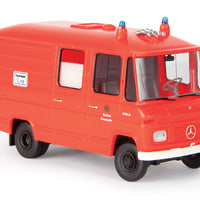 1968-1986 Mercedes-Benz L 508 RTW Ambulance - Assembled -- Berlin, Germany, Fire Department (red, white, German Lettering)