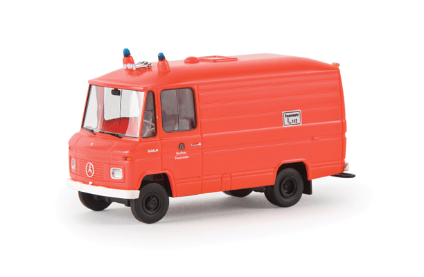 1968-1986 Mercedes-Benz L 508 RTW Ambulance - Assembled -- Berlin, Germany, Fire Department (red, white, German Lettering)-1