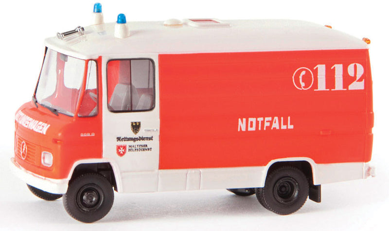 1968-1986 Mercedes-Benz L 508 RTW Ambulance - Assembled -- Malteser