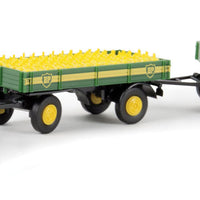 1967-1974 Hanomag-Henschel/Enser Pickup Truck - Assembled -- BP Gas (Two Low-Side Trailers; German Lettering)