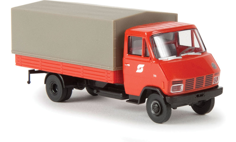 Steyr 590 Low-Side Truck - Assembled -- Austrian Railways OBB