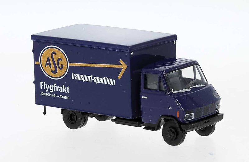 Steyr 590 Box-Body Deilvery Truck - Assembled -- ASG (blue, yellow, German Lettering)