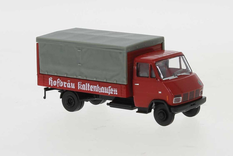 1970 Steyr 590 Low-Side Deilvery Truck with Tarp Cover - Assembled -- Hofbrau Kalten