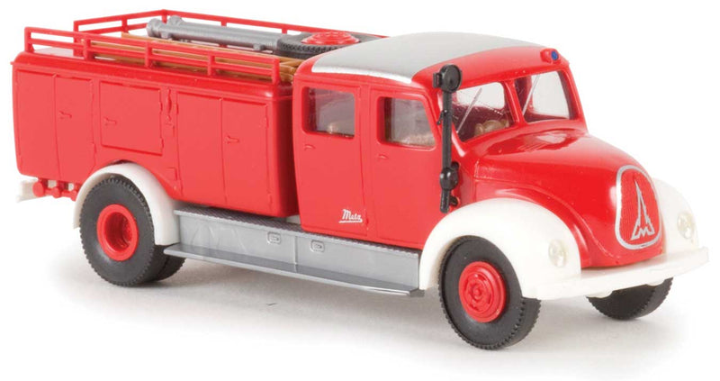 1950s Magirus Mercur TLF 15 Service Truck - Assembled -- Red, White