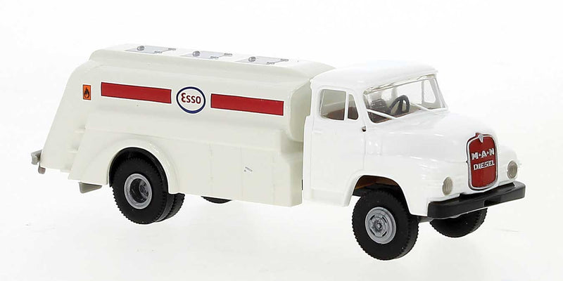 1955-1969 MAN 635 Tank Truck - Assembled -- Esso (white, red, German Lettering)
