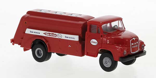 1955-1969 MAN 635 Tank Truck - Assembled -- Esso (red, white, German Lettering)