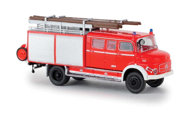 1950s Mercedes-Benz LAF 1113 LF 16 Fire Truck - Assembled -- Fire Department (bright red, white)