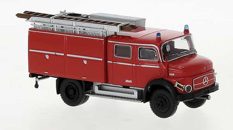 1968-1973 Mercedes-Benz LAF 1113 LF 16 Fire Truck - Assembled -- Farbgebung (red, black, German Lettering)