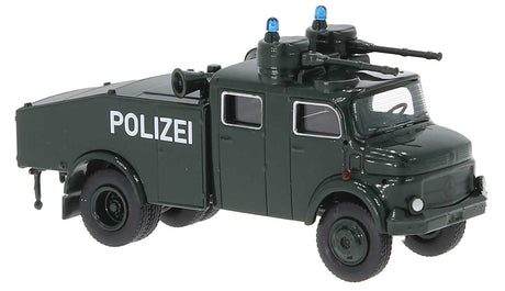Mercedes-Benz LA 1113 Wasserwerfer 4000L (Water Cannon) - Assembled -- Police (1960s-1970s green, German Lettering)
