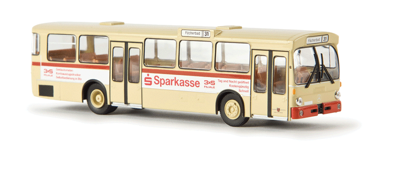 1967-1970s Mercedes-Benz O 305 City Bus - Assembled -- Sparkasse (German Lettering)