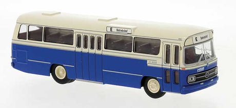 1972 Mercedes-Benz O302-11 Bus - Assembled -- Siegener Kreisbahn (green, beige, German Lettering, Krombacher Ad)
