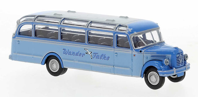 Borgward BO 4000 Bus - Assembled -- Wanderfalke (2-Tone blue, German Lettering)