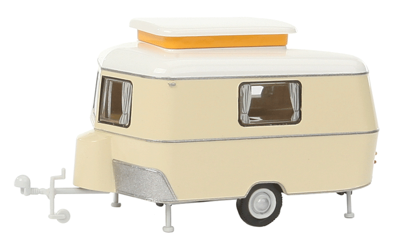 1950s-1970s Eriba Camper Trailer - Assembled -- Ivory, White