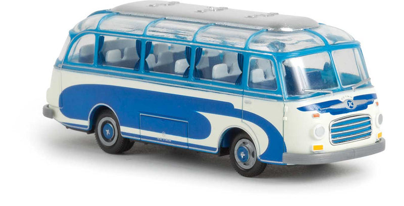1955-1964 Kassbohrer Setra S 6 Bus - Assembled -- Blue, White