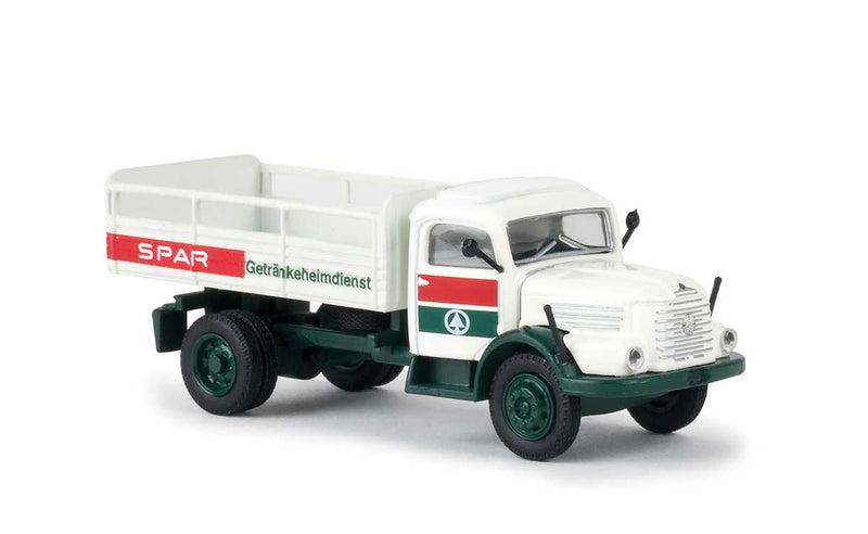 1955-1968 Steyr 480 Low-Side Delivery Truck - Assembled - Starline -- Spar (white, red, green, German Lettering)