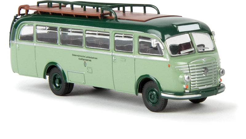 Steyr 480 A Intercity Bus - Assembled - Starline -- Steiermarkische Landesbahnen (2-Tone Green, German Lettering)
