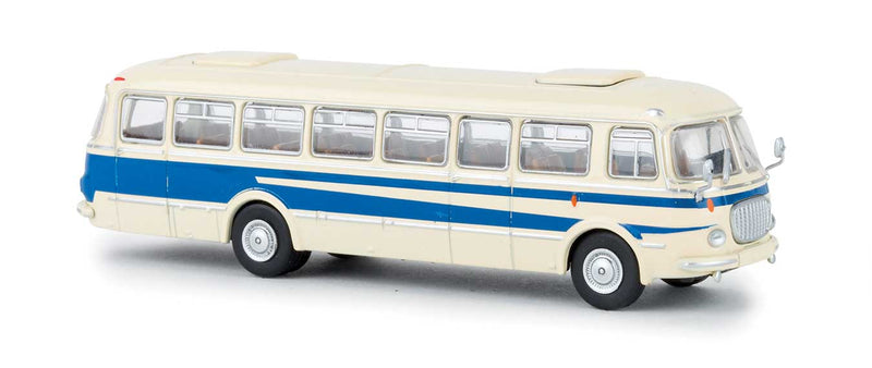 1958-1972 Skoda 706 RTO Bus - Assembled - Starline -- Ivory, Blue