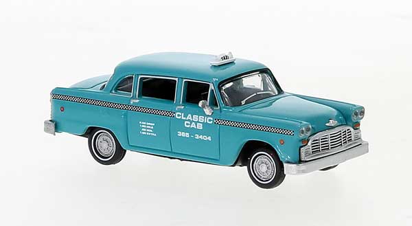 1950s-1982 Checker Sedan - Assembled -- Seattle (1974, Turquoise)
