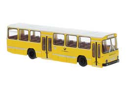 Bussing 120N Bus - Assembled -- German Post (yellow, white, black, German Lettering)