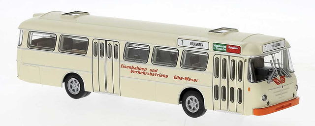 1962 Bussing Senator Bus - Assembled -- EVB (ivory, orange, German Lettering)