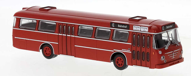 1962 Bussing Senator Bus - Assembled -- Konstanz, Germany (red, German Lettering)