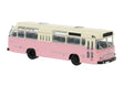 1960 Magirus Saturn II Bus - Assembled -- Hamburg, Germany (pink, ivory, German Lettering)