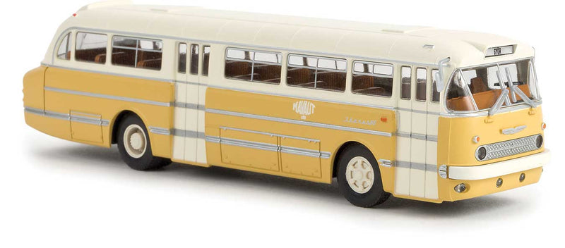 1956-1973 Ikarus 66 City Bus - Ready to Run -- Mavaut Gyor, East Germany (yellow, white, German Lettering)