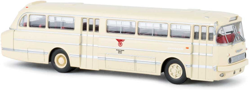 1956-1973 Ikarus 66 City Bus - Assembled -- Kraftverkehr Eisenach (ivory, red, German Lettering)