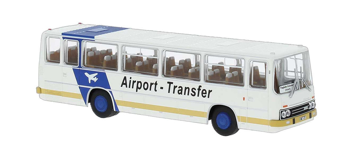Ikarus 255.71 Bus - Assembled -- Schonefeld Airport Transfer (white, blue, beige, German Lettering)