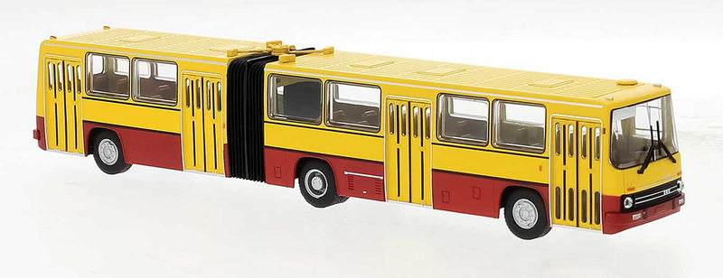 1985 Ikarus 280.02 Articulated Bus - Assembled -- Yellow, Red