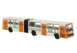 1985 Ikarus 280.02 Articulated Bus - Assembled -- BVG Berlin, Germany (ivory, orange, Berliner Pilsener Ad, German Lettering)