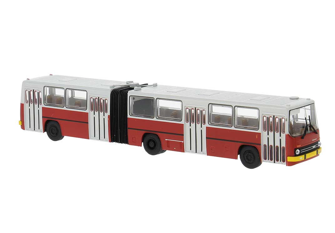 1985 Ikarus 280.02 Articulated Bus - Assembled -- Farbgebung, Germany (red, white, German Lettering)