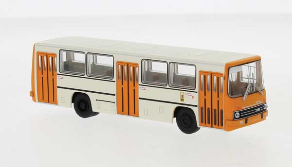 1973 Ikarus 260 Bus - Assembled -- BVB (ivory, orange, German Lettering)