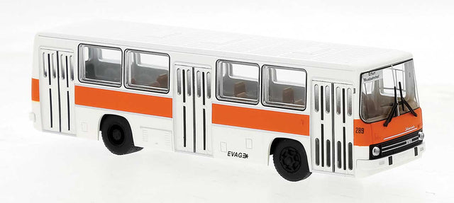 1973 Ikarus 260 Bus - Assembled -- Erfurt, Germany (white, orange, German Lettering)