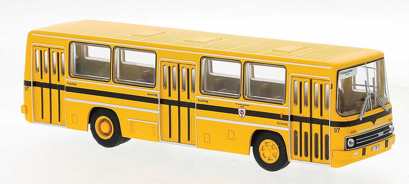 1973 Ikarus 260 Bus - Assembled -- Halle, Germany (yellow, black, German Lettering)