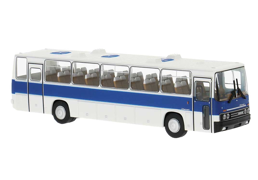 1973 Ikarus 260 Bus - Assembled -- White, Blue