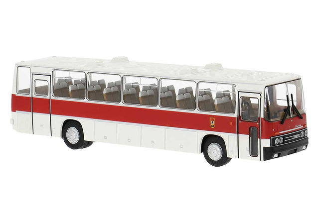 1973 Ikarus 260 Bus - Assembled -- BVB Berlin (white, red, German Lettering)