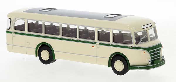 1953 IFA H 6 B Bus - Assembled -- Ivory, Green