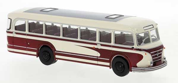 1953 IFA H 6 B Bus - Assembled -- White, Red