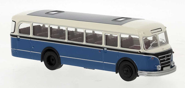 1953 IFA H 6 B Bus - Assembled -- Ivory, Blue