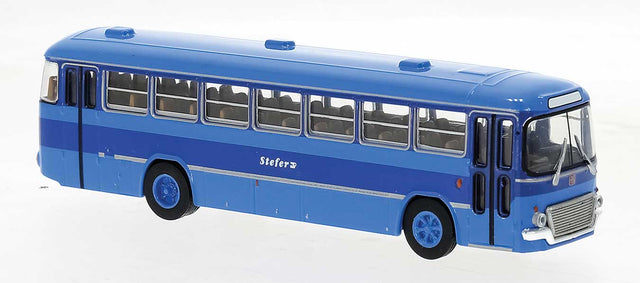 1972 Fiat 306/3 Interurbano Bus - Assembled -- Stefer (blue, Italian Lettering)