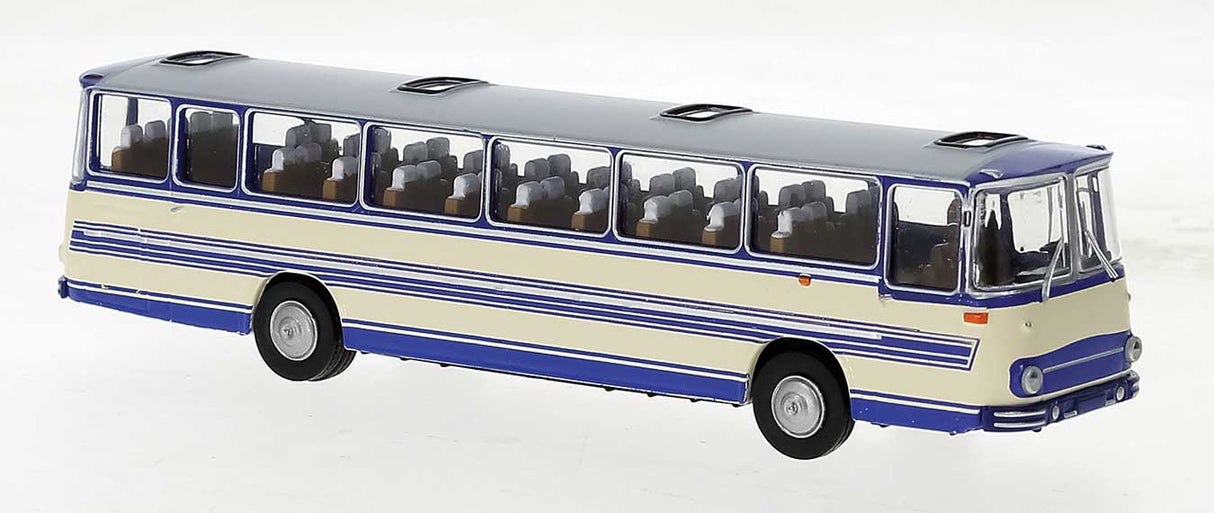 1973 Fleischer S5 Bus - Assembled -- Beige, Blue, Gray