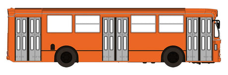 1972 Fiat 418 Bus - Assembled -- Orange, Gray