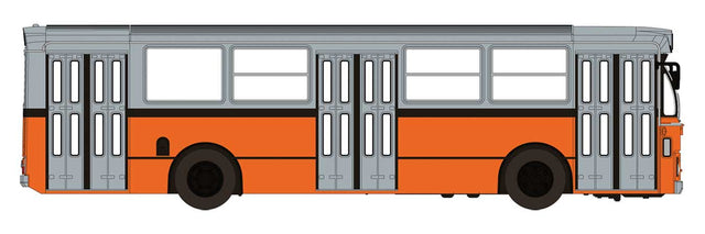 1972 Fiat 418 Bus - Assembled -- Orange, Gray, Black