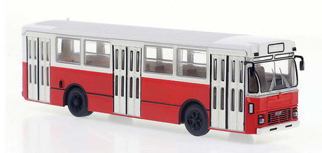 1972 Fiat 418AL Bus - Assembled -- White, Red